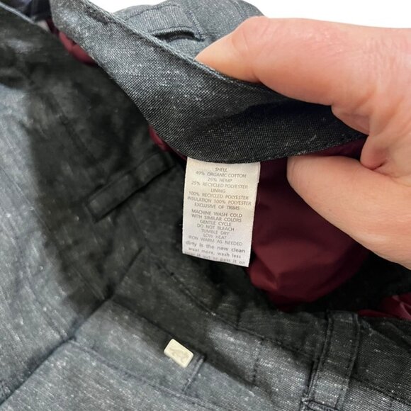 Toad & Co skirt women's 6 gray quilted cotton poly blend pockets - Picture 3 of 8